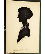 antique SILHOUETTE of RUTH MARSHALL lansdowne pa OTTO W.GREENBERG at HOT... - £33.59 GBP