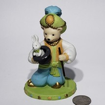 VTG Avon Circus Marcello Bear Magician Bunny Rabbit Top Hat 4.5&quot; Figurine 1993 - £7.82 GBP