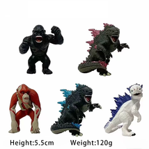 NEW 5 Pcs/Pack Godziilla VS King Koong 2 New Empiire Action Figure Toys - £16.98 GBP