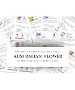 69 Australian Bush Flower Essences with Crystals A6 Size ,Apothecary herb  - £11.74 GBP