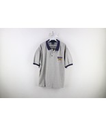 Vtg 90s Mens Large Spell Out Script University of Michigan Collared Polo... - £31.60 GBP