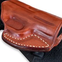 Fits Sccy SPX2 9mm 3.1”BBL Leather Paddle Holster With Open Top #1218# RH image 2