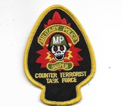 Army Military Police Sniper Counter Terrorist Task Force Embroidered Mp Patch - £21.67 GBP