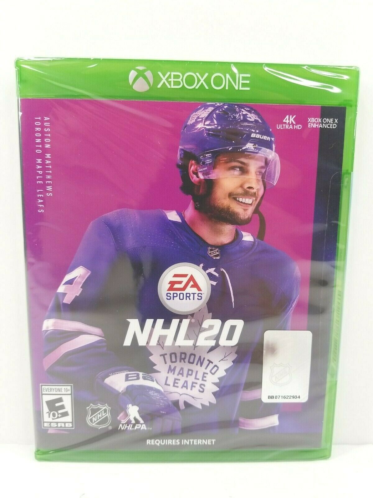 Primary image for NHL 20 Microsoft Xbox One Matthews Toronto Maple Leafs Hockey Game SEALED NEW