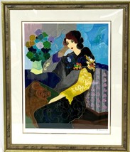 Itzchak Tarkay (1935-2012 Israeli) Serigraph -CONTEMPLATION- Large Certified - £1,907.96 GBP