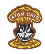 Atom Cats Patch Gamer Cosplay Embroidered Patch Iron-On Logo Badge 4&quot;  - £6.29 GBP
