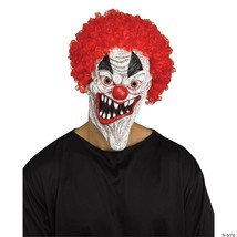 Clown Adult Mask Freak Show Fangs Scary Terrifying Halloween Costume FW9... - £40.05 GBP