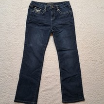 Cato Jeans Womens Petite Size 10P Blue Bootcut Modern Mid Rise Pants - £8.58 GBP