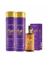 Cadiveu Açaí Repair and Hydrate Treatment KIT 3x Products NEW/SEALED - $59.39