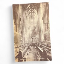 Vintage Westminster Abbey Choir Interior Postcard - $6.84 CAD