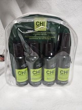 AVON CHI Essentials Hair Travel Kit: Shmpoo, Cndr, Spray, Serum each 2 f... - $7.91