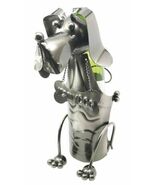 Cute Beagle Dog With Bone Style Collar Hand Made Metal Wine Bottle Holde... - €29,87 EUR