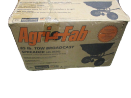 Agri-Fab 85 lb Tow Broadcast Spreader One Size, Black 45-0530 - £118.02 GBP