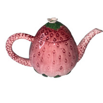 Vintage Seymour Mann Collectible Handcrafted Frutta Fresca Strawberry Te... - $14.74