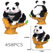 Mini Cute Panda Micro Building Blocks 3D Diamond Model Animals Bricks #17  - £12.98 GBP