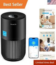 Whisper-Quiet Mini Air Purifier with Energy Star Certification &amp; Smart F... - $1,120.91 MXN