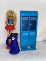 DC Super Hero Girls Super girl 14” Doll With Locker, Backpack and.... - £16.02 GBP