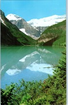 Reflection on Lake Louise Banff National Park Alberta Canada Postcard - £4.14 GBP