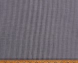 Pinstripe Shirting Black &amp; White Stripes Lightweight Fabric by the Yard ... - $5.97