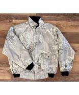 Vintage Ghost Camo Prairie Field Bomber Jacket Quilt Insulated Size XL(?... - $1,855.95 MXN