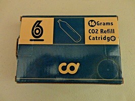 6 CO2 Refill Cartridge 16 Grams cycling threaded - $18.00