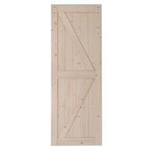 Barn Door 30in x 84in unfinished / Modern Style/Solid Wood - $192.99