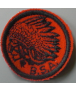 1960. Era vintage Unused Boy Scout of America red chieftain badge. - $17.76 CAD