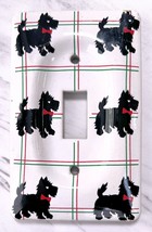 VINTAGE JASCO SCOTTISH (SCOTTIE, SCOTTY) TERRIER LIGHT SWITCH COVER PLAT... - $25.00