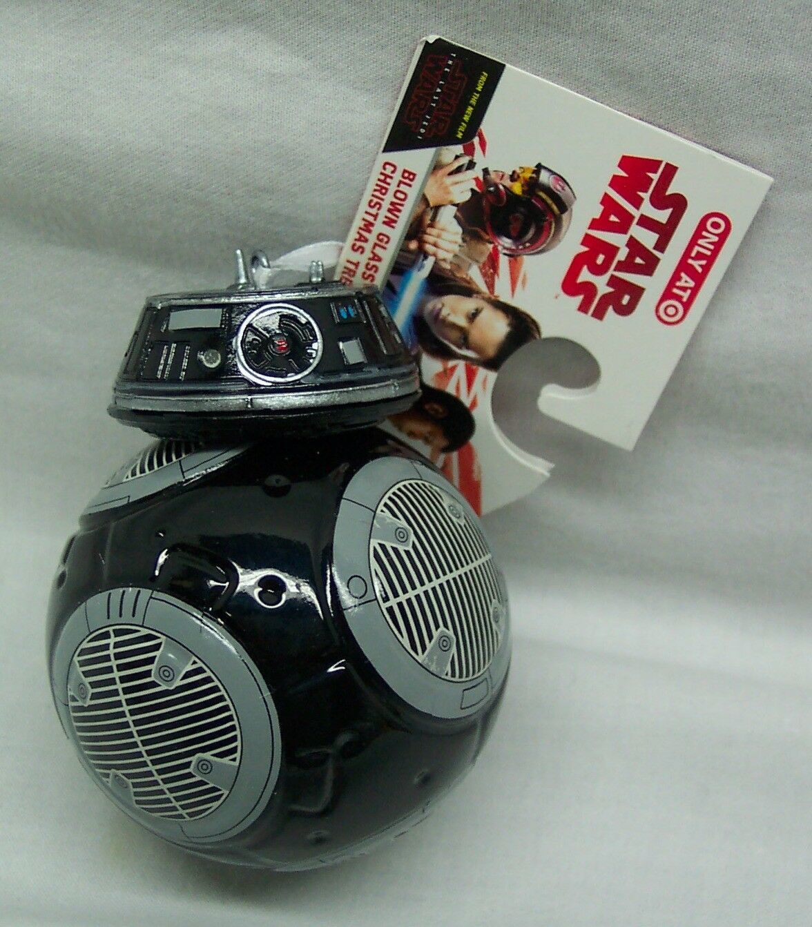 STAR WARS BB-9E BLACK DROID HALLMARK CHRISTMAS HOLIDAY ORNAMENT Last Jedi NEW - £11.87 GBP