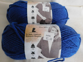 Lion Brand  Vanna&#39;s Choice Colonial Blue  lot of 2 dye Lot 641414 - £7.85 GBP