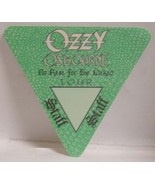 OZZY OSBOURNE - VINTAGE ORIGINAL CONCERT TOUR CLOTH BACKSTAGE PASS - $10.00
