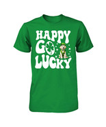 Happy Go Lucky Labrador Retriever Dog Tshirt St Patrick&#39;s Day Gift Puppy... - $25.71 CAD+