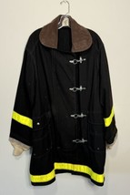 VTG Body Guard Jacket Mens Turnout Bunker Fire Coat Black Reflective 44/... - $98.99