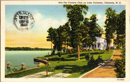 Red Fez Country Club on Lake Catawba Charlotte North Carolina Vtg Postcard B4 - £4.37 GBP