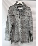 Madonna University Gray Sherpa Pullover 1/4 Zip Tunic Top-Boxercraft NEW XL - $29.67