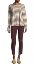 NWT Women&#39;s Current/Elliott &quot;The Stiletto&quot; Wine Corduroy W/ Cut Hem Pant... - $44.54