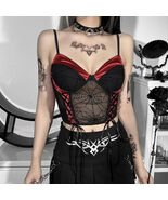 Camisole Hollow Perspective Mesh Bandage Small Vest Women - €35,29 EUR+ Camisole Hollow Perspective Mesh Bandage Small Vest Women - €35,29 EUR+