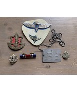 Set IDF Sayeret Shaked Warrior’s Pins Insignias Etiqueta de perro de la... - $5,723.04 MXN