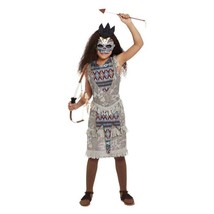 Dark Spirit Warrior Costume Grey Girls - $17.54