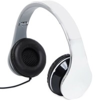 Silver Folding metallic headphones Fathead (fb) O23 - £55.40 GBP