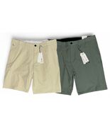 2 Pairs Kenneth Cole Men’s 38&quot; Golf Shorts 9” Inseam, Stone, Moisture Wi... - $1,090.73 MXN