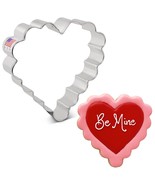 Scalloped Valentine Heart Cookie Cutter | Made in USA | Ann Clark Cookie... - £3.93 GBP