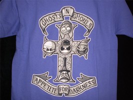 TeeFury Nightmare YOUTH MEDIUM &quot;Appetite For Darkness&quot;  GNR Mash Up PURPLE - £10.39 GBP