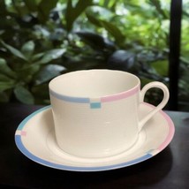 Mikasa JET SET 5 Cups &amp; 5 Saucers Fine China #L5543 Coffee Tea Japan Por... - £45.93 GBP