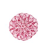 Vintage Pinks Crochet Doily Round 20.5” Handmade Lace Table Decor - €17,04 EUR