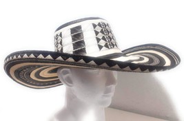 Colombiana Cappello Sombrero Sinuano 19 Vueltas Laps Fatto Da Artigiani - £72.85 GBP