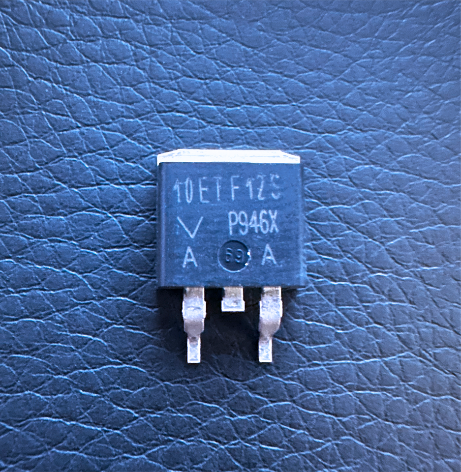 2X VS-10ETF12SPBF 10ETF12S VISHAY Fast SMT Diode 1200V 10A TO-263 D2PAK - $3.50
