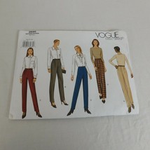 Vogue 2695 Misses Miss Petite Pants Pleated Tapered Waistband Sizes 20 22 24 Vtg - $9.75