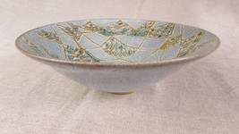 Pretty Green &amp; Gold  &#39;The Beauty Of Imperfection&#39; Pottery Bowl - £14.98 GBP