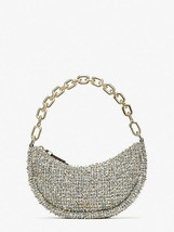 Kate Spade smile small Tweed Chain shoulder bag Crossbody Clutch ~NWT~ Black - £151.45 GBP